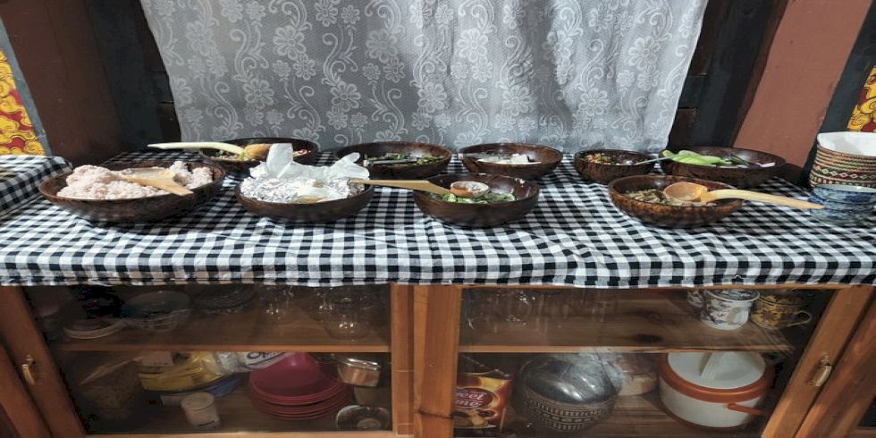Chimi Lhakhang Village Hoemstay Food